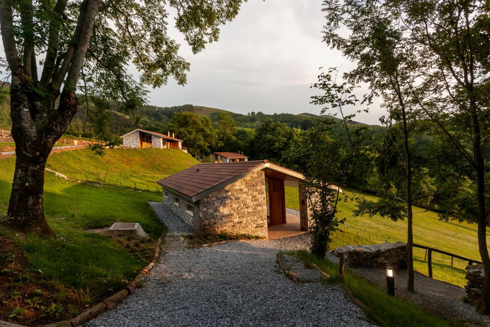Cabanas Deluxe Basajaun Basoa By Irrisarri Land Igantzi Zimmer foto